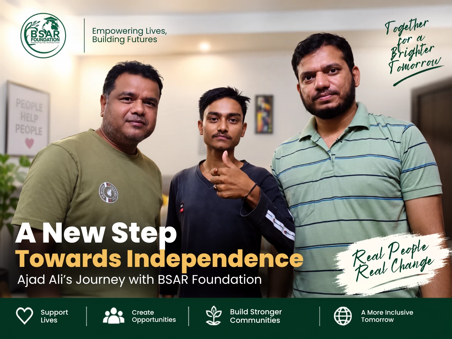 From Losing a Leg to Finding New Hope: Ajad Ali’s Journey Towards Independence